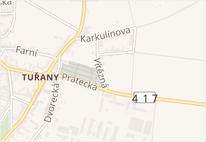 Vítězná v obci Brno - mapa ulice