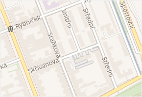 Vnitřní v obci Brno - mapa ulice