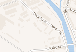 Vodařská v obci Brno - mapa ulice
