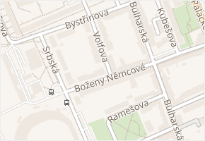 Volfova v obci Brno - mapa ulice