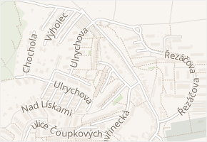 Vrbenského v obci Brno - mapa ulice