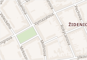 Vymazalova v obci Brno - mapa ulice