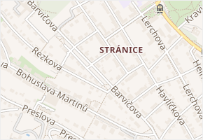 Wanklova v obci Brno - mapa ulice