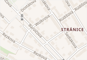 Wolkrova v obci Brno - mapa ulice