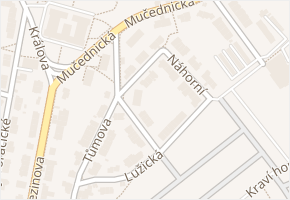 Zábranského v obci Brno - mapa ulice
