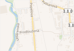 Zahrádky v obci Brno - mapa ulice