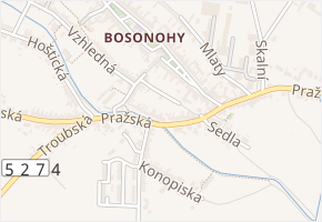 Zájezdní v obci Brno - mapa ulice