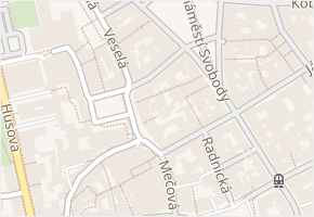 Zámečnická v obci Brno - mapa ulice
