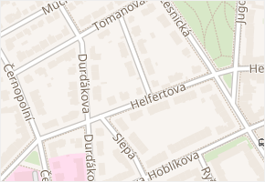 Žampachova v obci Brno - mapa ulice