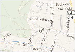 Zatloukalova v obci Brno - mapa ulice