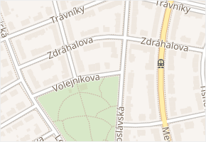 Zdráhalova v obci Brno - mapa ulice