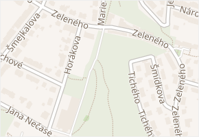 Zeleného v obci Brno - mapa ulice