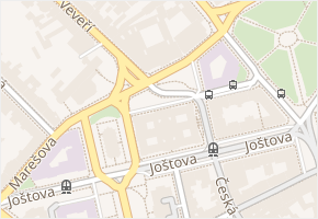 Žerotínovo náměstí v obci Brno - mapa ulice