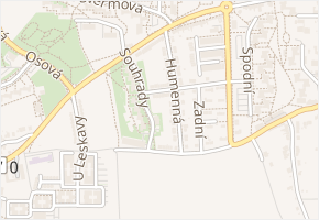 Žlíbek v obci Brno - mapa ulice