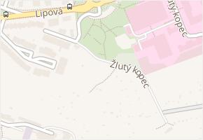 Žlutý kopec v obci Brno - mapa ulice