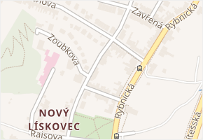 Zoubkova v obci Brno - mapa ulice