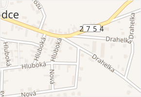 Dobrovická v obci Brodce - mapa ulice
