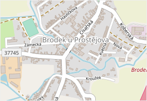 Hrnčířská v obci Brodek u Prostějova - mapa ulice