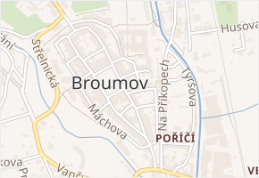 Branka v obci Broumov - mapa ulice