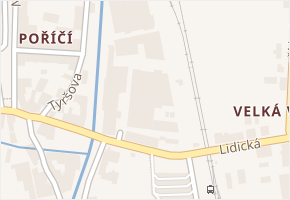 Přadlácká v obci Broumov - mapa ulice