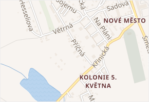 Příčná v obci Broumov - mapa ulice