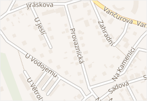 Provaznická v obci Broumov - mapa ulice