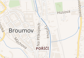 Sladovnická v obci Broumov - mapa ulice