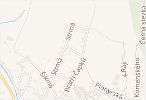 Slunečná v obci Broumov - mapa ulice