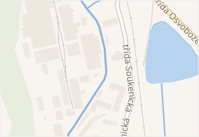 Soukenická v obci Broumov - mapa ulice