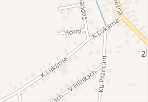 K Lukárně v obci Broumy - mapa ulice
