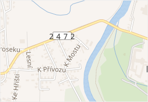 K Mostu v obci Brozany nad Ohří - mapa ulice