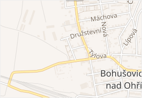 Krátká v obci Brozany nad Ohří - mapa ulice