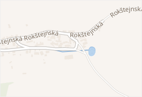 Rokštejnská v obci Brtnice - mapa ulice