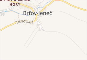 Tišnovská v obci Brťov-Jeneč - mapa ulice