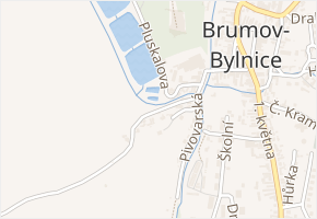 Březová v obci Brumov-Bylnice - mapa ulice