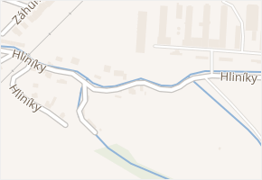 Hliníky v obci Brumov-Bylnice - mapa ulice