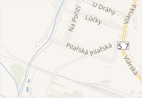 Pilařská v obci Brumov-Bylnice - mapa ulice