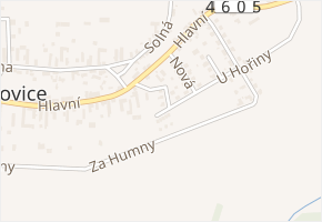 Polní v obci Brumovice - mapa ulice