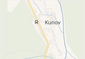 Kunov v obci Bruntál - mapa ulice