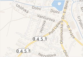 Neumannova v obci Bruntál - mapa ulice