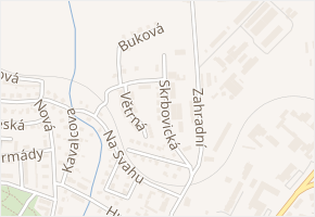 Skrbovická v obci Bruntál - mapa ulice
