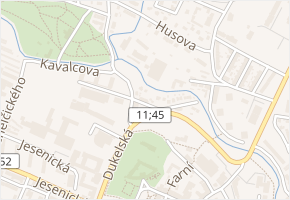 Sukova v obci Bruntál - mapa ulice