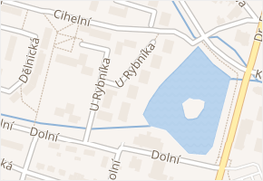 U Rybníka v obci Bruntál - mapa ulice
