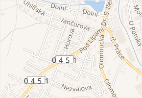 Wolkerova v obci Bruntál - mapa ulice