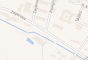 Zeyerova v obci Bruntál - mapa ulice