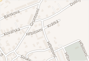 Hřbitovní v obci Brušperk - mapa ulice