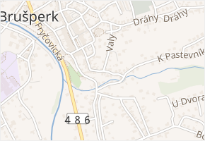 Klepary v obci Brušperk - mapa ulice