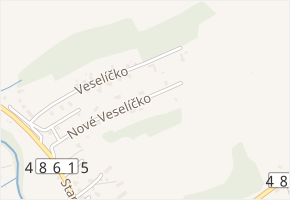 Nové Veselíčko v obci Brušperk - mapa ulice