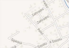 Polní v obci Brušperk - mapa ulice