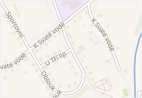 U Tří lip v obci Brušperk - mapa ulice